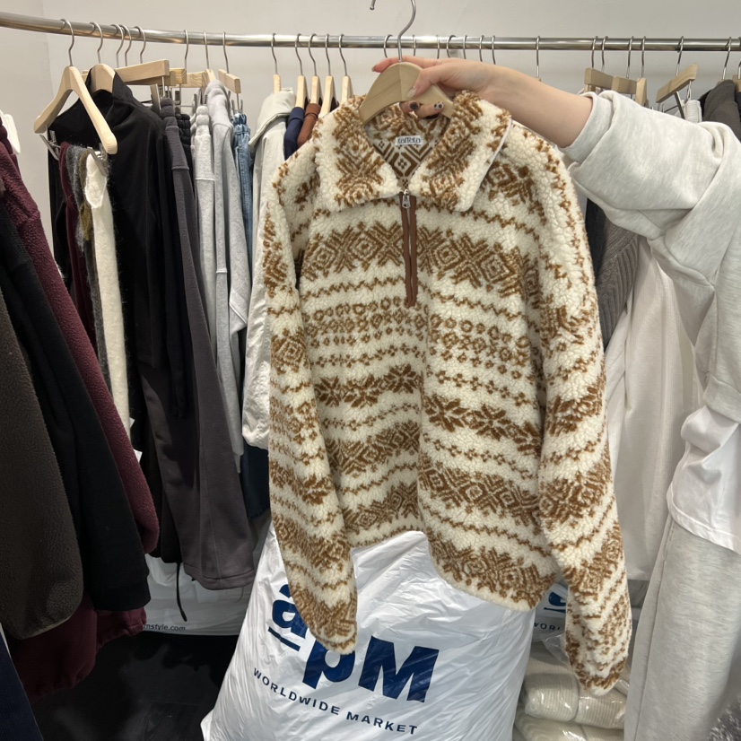 TAFFETA東大門㊣實拍女士新品職業熱賣時尚25秋冬夾克抓絨拉鏈TAFFETA夾克圖色2