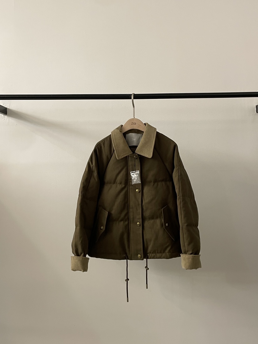 2DA/DARIMI-P東大門㊣代購女裝新款時尚25秋冬短款羽絨服2DA/DARIMI-P短款羽絨服圖色2