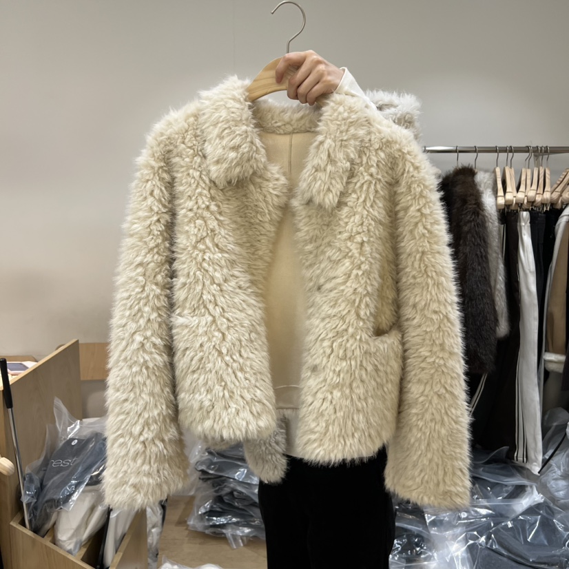 FOREST東大門㊣代購女士新款熱賣職業25秋冬推薦休閑夾克皮草FOREST夾克圖色2