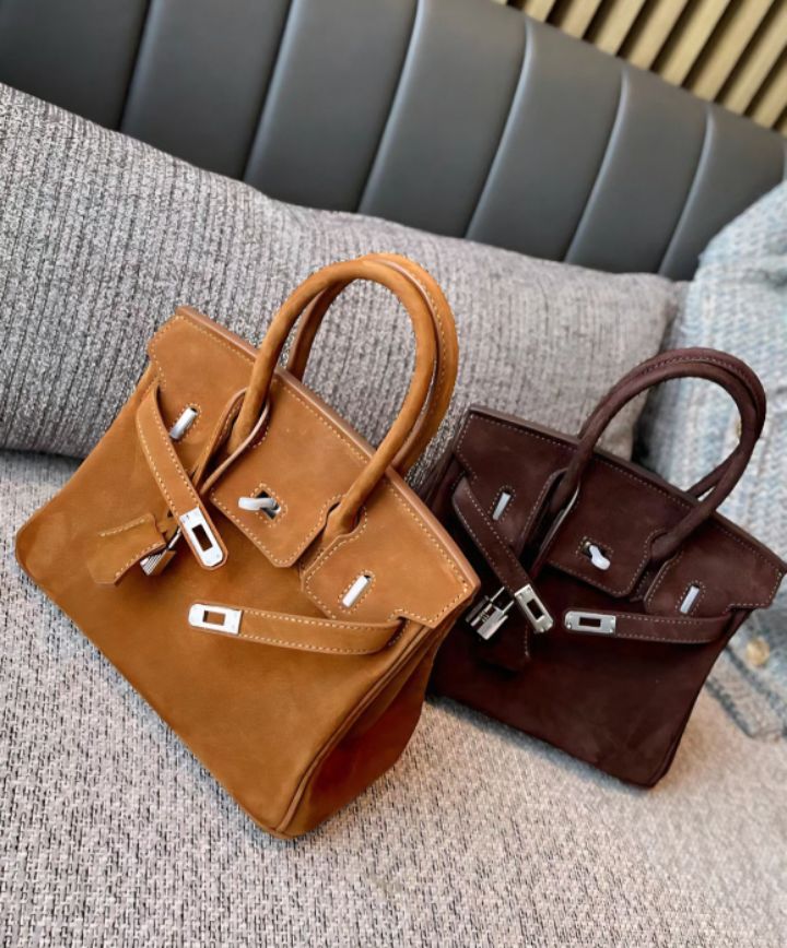 TROUVAILLE韓國代購㊣女士新品職業時尚人氣手提包絨面革牛皮TROUVAILLE手提包