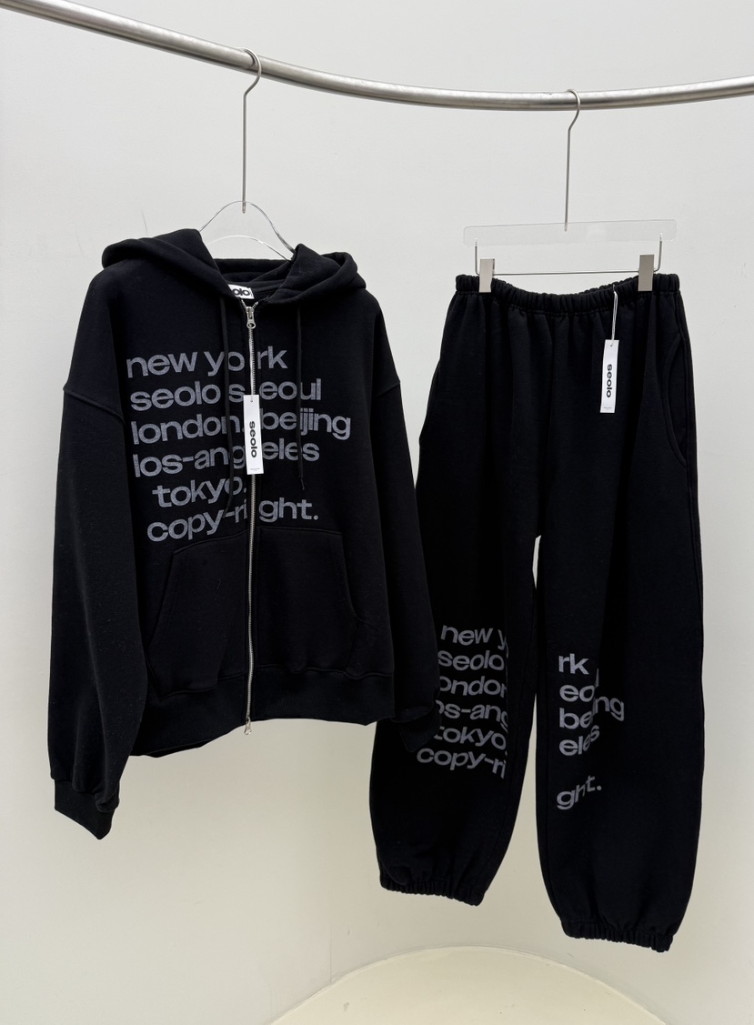 SEOLO韓國代購㊣女士新款25秋冬推薦時尚熱賣休閑人氣休閑褲Seolo seoul休閑褲