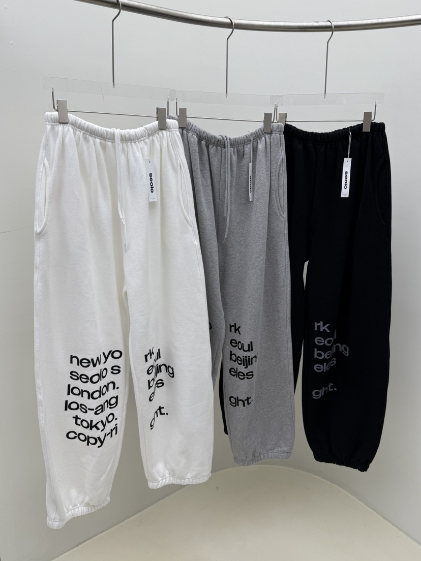 SEOLO韓國代購㊣女士新款25秋冬推薦時尚熱賣休閑人氣休閑褲Seolo seoul休閑褲