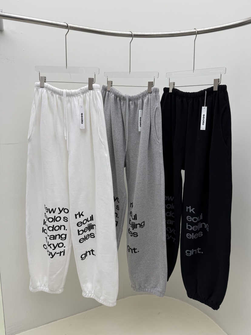 SEOLO韓國代購㊣女士新款25秋冬推薦時尚熱賣休閑人氣休閑褲Seolo seoul休閑褲