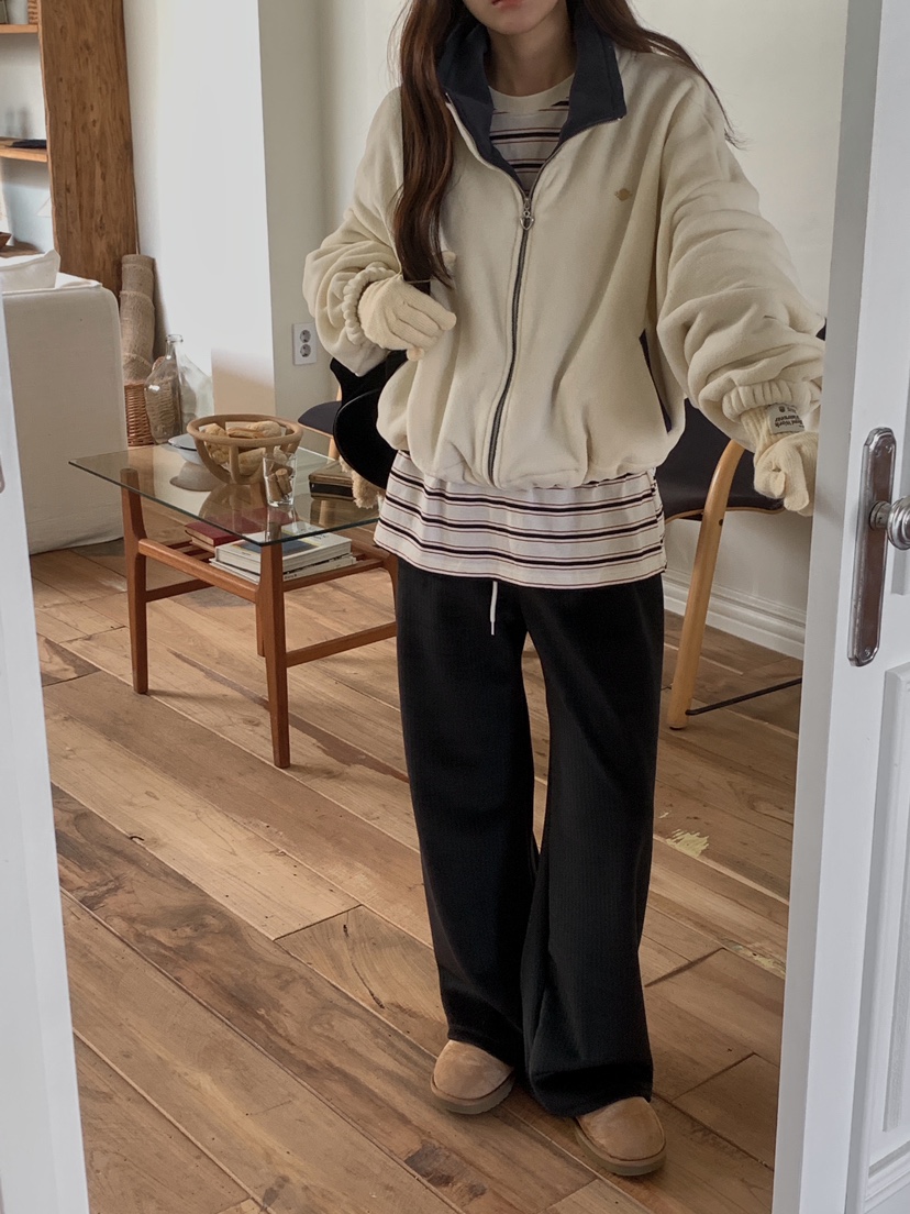 FORMSTUDIO東大門㊣直郵女士新品休閑熱賣推薦時尚衛衣拉鏈絨FORMSTUDIO衛衣