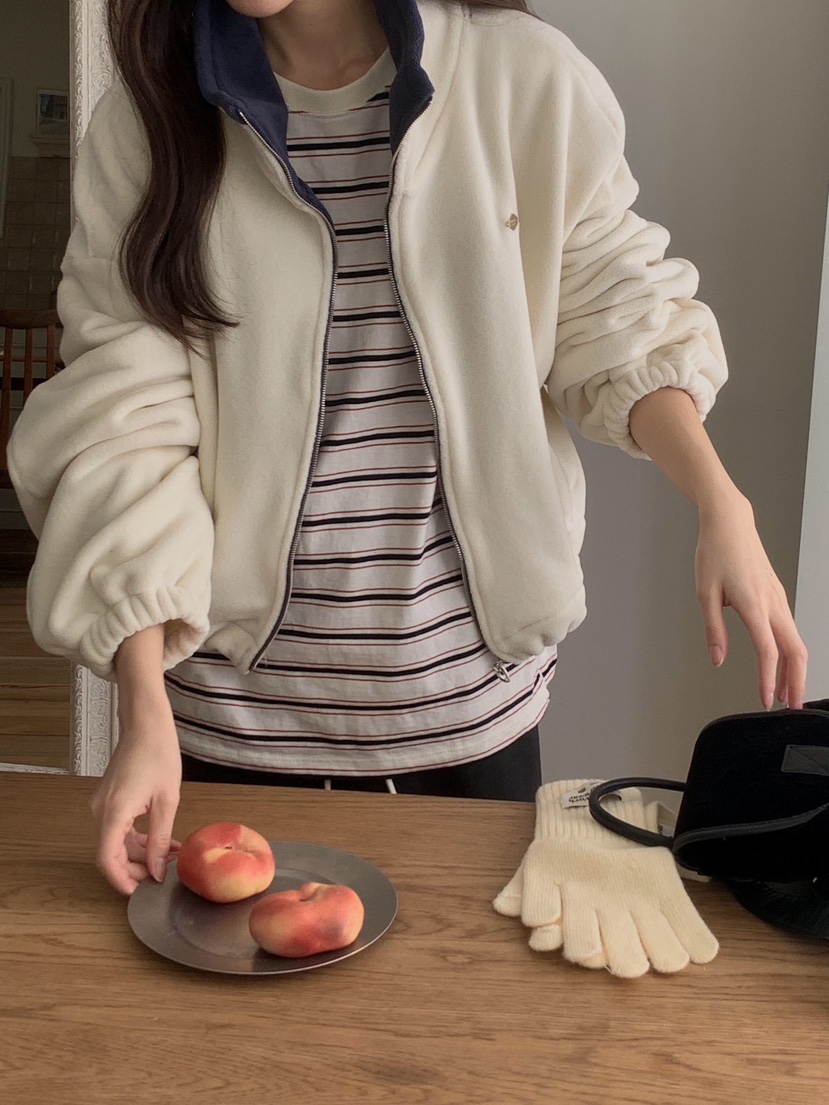 FORMSTUDIO東大門㊣直郵女士新品休閑熱賣推薦時尚衛衣拉鏈絨FORMSTUDIO衛衣