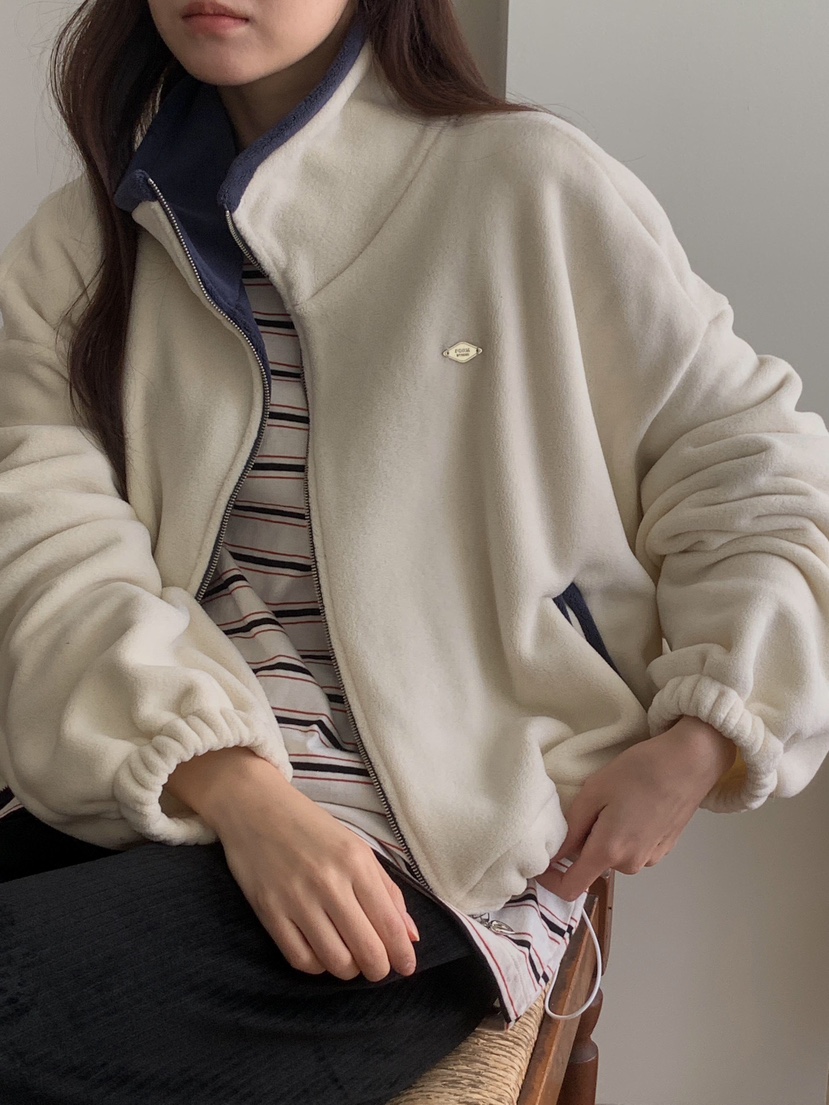 FORMSTUDIO東大門㊣直郵女士新品休閑熱賣推薦時尚衛衣拉鏈絨FORMSTUDIO衛衣