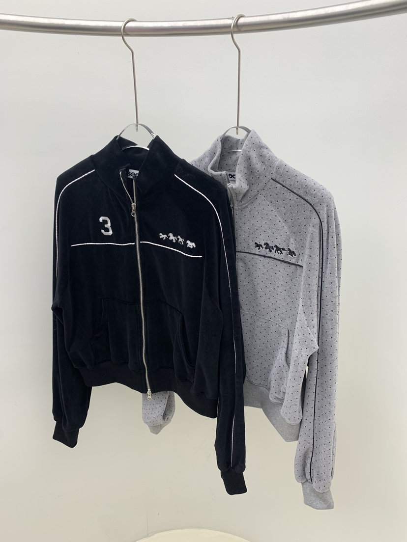 SEOLO韓國直郵㊣女裝新品時尚熱賣職業休閑推薦25秋冬夾克拉鏈Seolo seoul夾克