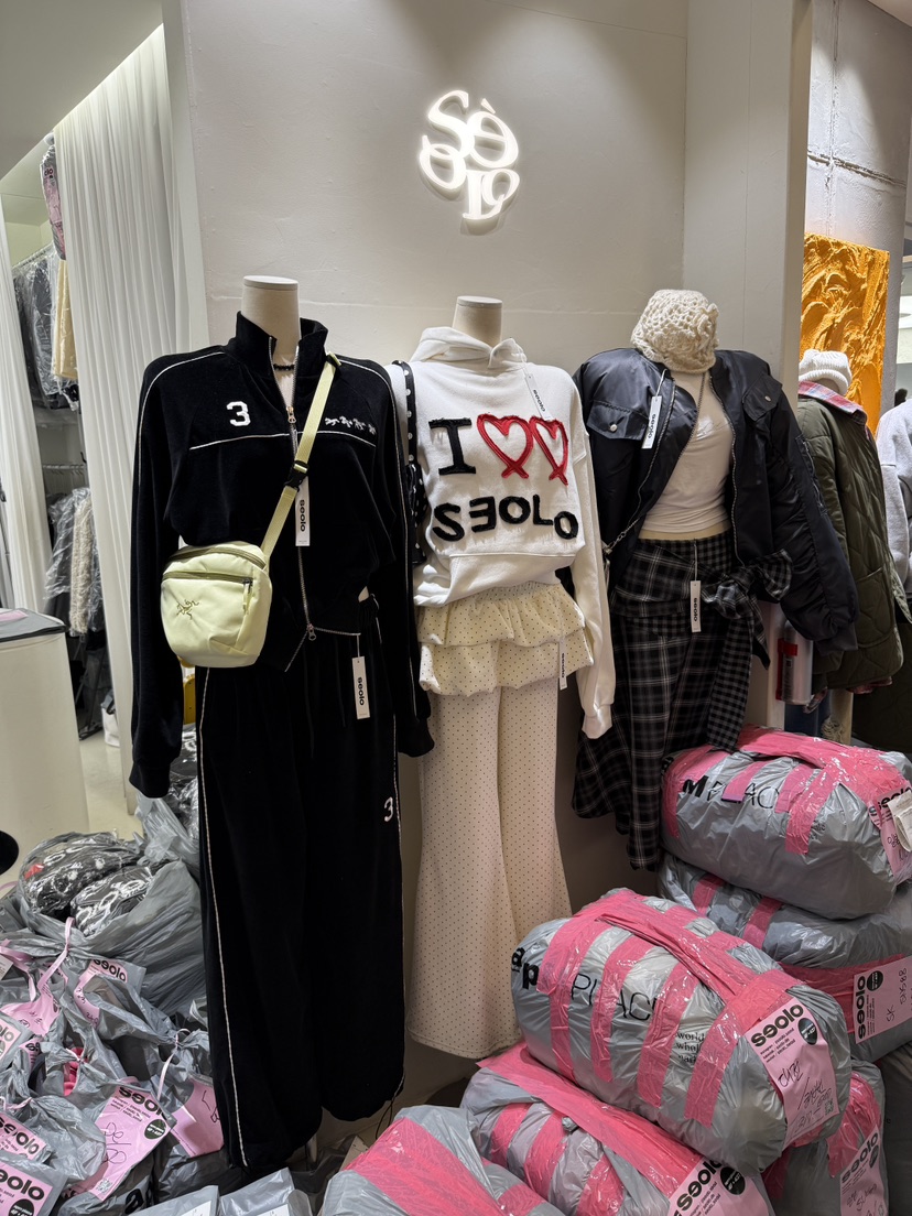 SEOLO韓國直郵㊣女裝新品時尚熱賣職業休閑推薦25秋冬夾克拉鏈Seolo seoul夾克