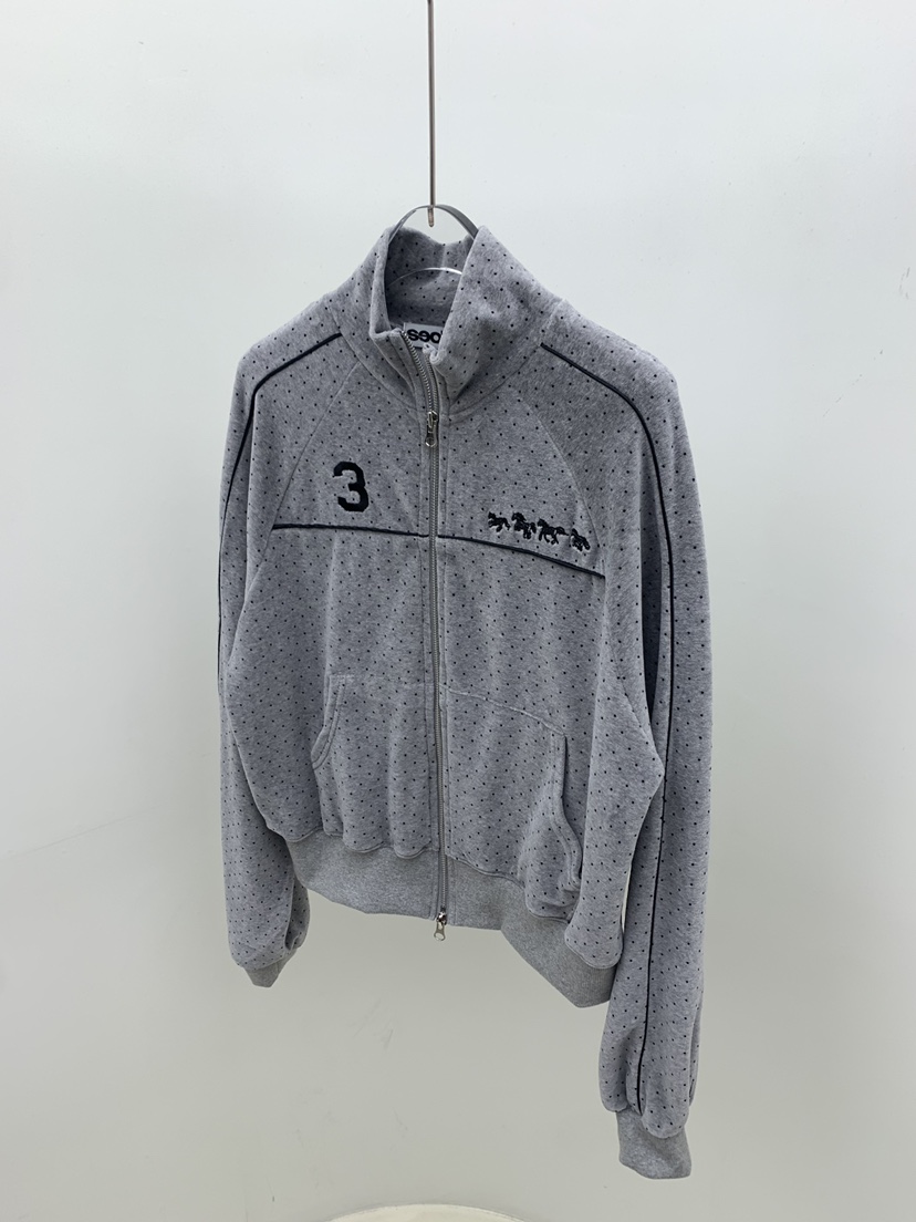 SEOLO韓國直郵㊣女裝新品時尚熱賣職業休閑推薦25秋冬夾克拉鏈Seolo seoul夾克圖色2