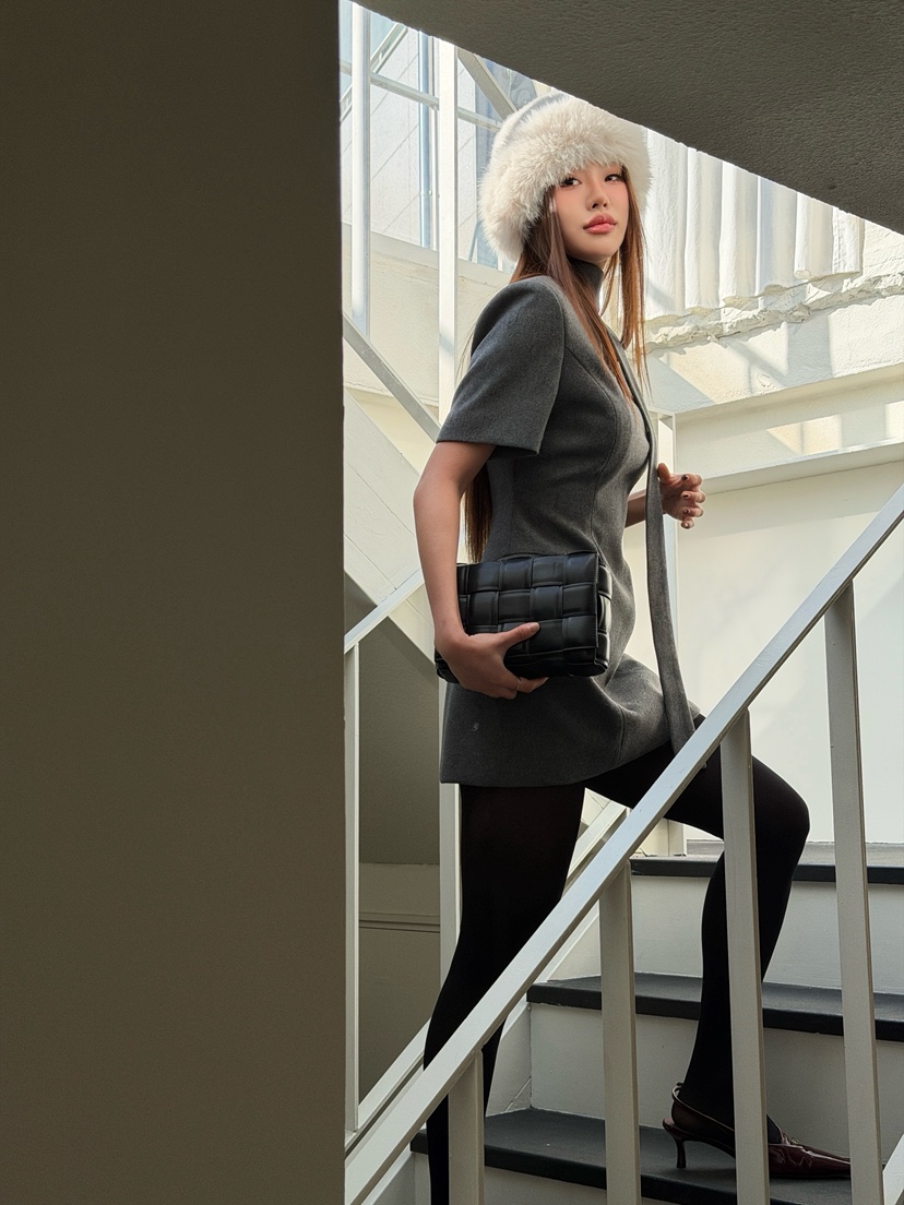 FOUREIGHT韓國代購㊣女士新款休閑推薦人氣熱賣職業25秋冬連衣裙FOUR EIGHT連衣裙