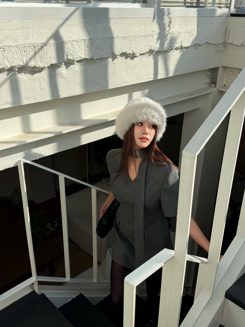 FOUREIGHT韓國代購㊣女士新款休閑推薦人氣熱賣職業25秋冬連衣裙FOUR EIGHT連衣裙