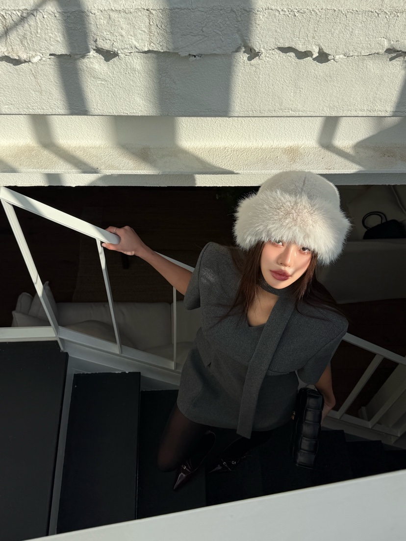 FOUREIGHT韓國代購㊣女士新款休閑推薦人氣熱賣職業25秋冬連衣裙FOUR EIGHT連衣裙