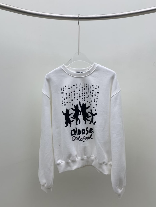 SEOLO韓國直郵㊣女裝新款25秋冬職業人氣熱賣推薦休閑時尚衛衣Seolo seoul衛衣圖色3