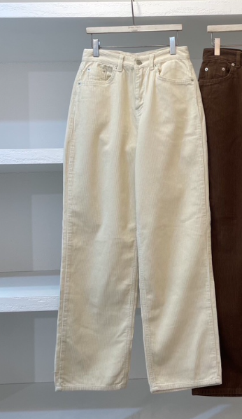 FORMSTUDIO韓國代購㊣女士新品25秋冬熱賣時尚休閑褲人字紋FORMSTUDIO休閑褲圖色2