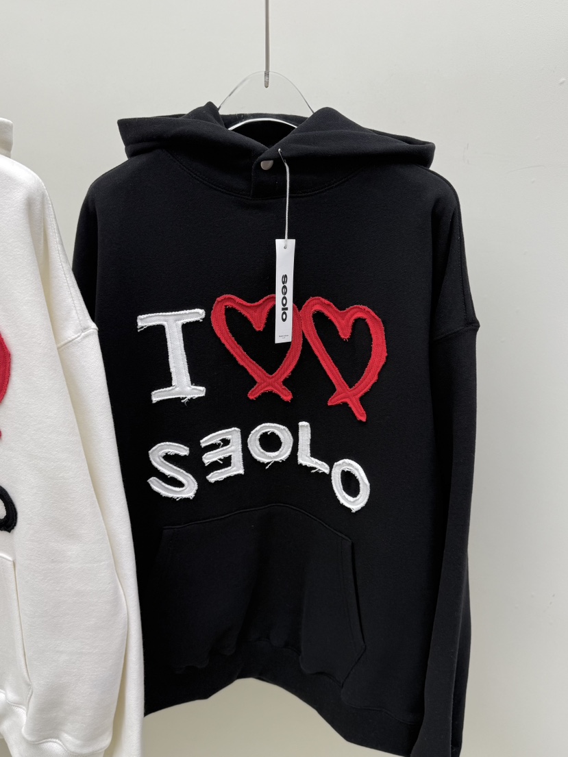 SEOLO東大門㊣直郵女裝新款推薦時尚人氣休閑25秋冬衛衣兜帽Seolo seoul衛衣