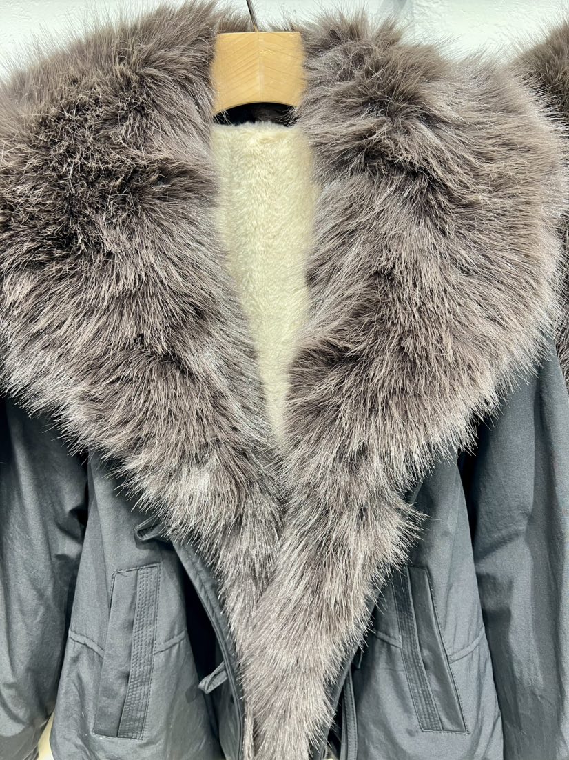 OLA韓國直郵㊣女裝新品休閑時尚25秋冬人氣熱賣長款棉服圍巾mellor/OLA長款棉服