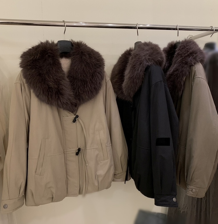 OLA韓國直郵㊣女裝新品休閑時尚25秋冬人氣熱賣長款棉服圍巾mellor/OLA長款棉服