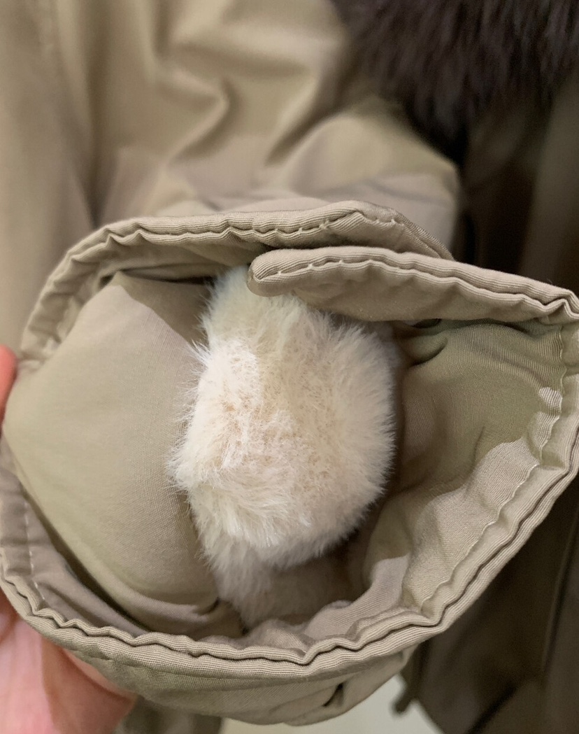 OLA韓國直郵㊣女裝新品休閑時尚25秋冬人氣熱賣長款棉服圍巾mellor/OLA長款棉服