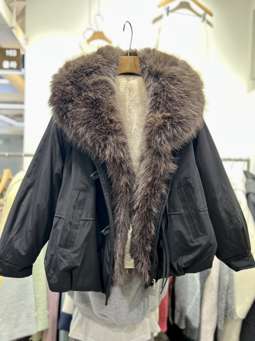 OLA韓國直郵㊣女裝新品休閑時尚25秋冬人氣熱賣長款棉服圍巾mellor/OLA長款棉服圖色2