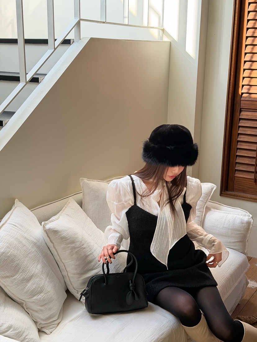 FOUREIGHT韓國代購㊣女裝新款推薦25秋冬人氣熱賣休閑連衣裙FOUR EIGHT連衣裙