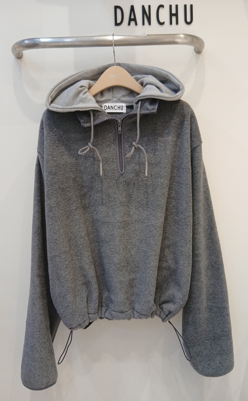 DANCHU東大門㊣直郵女裝新品休閑人氣職業熱賣衛衣拉鏈連帽DANCHU衛衣圖色2