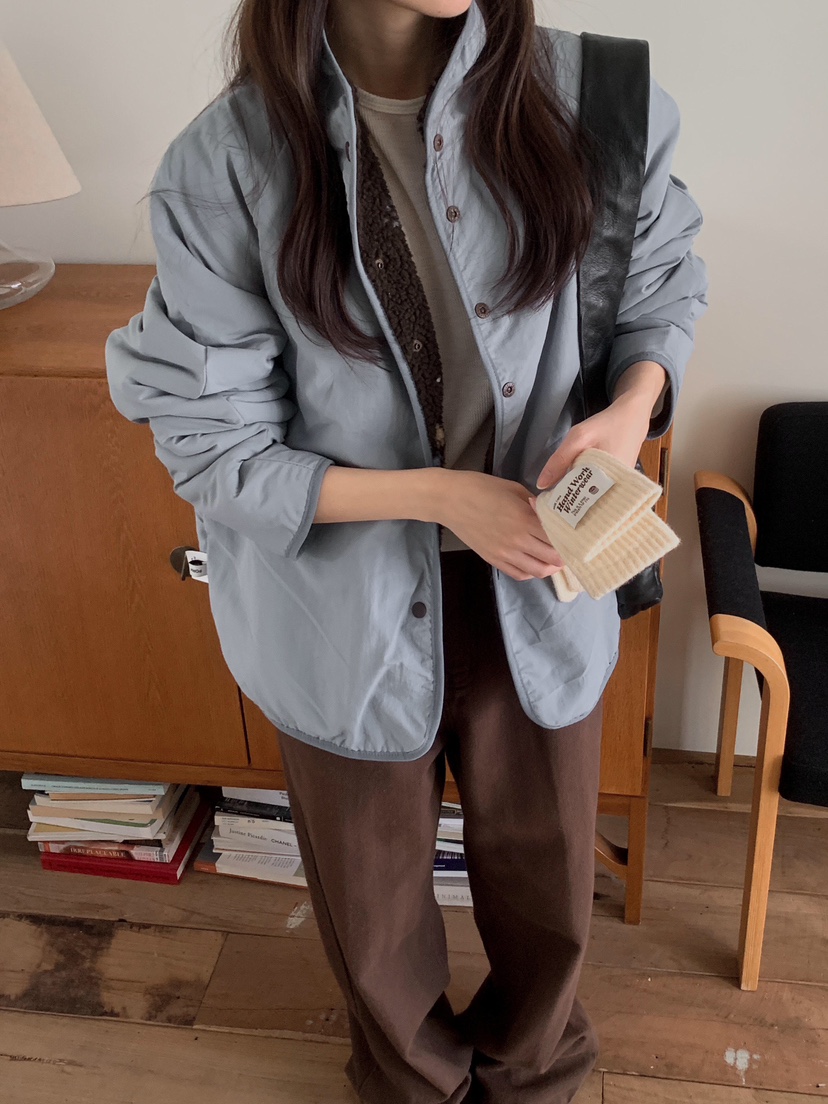 FORMSTUDIO韓國直郵㊣女裝新品推薦時尚熱賣夾克兩面穿花朵FORMSTUDIO夾克