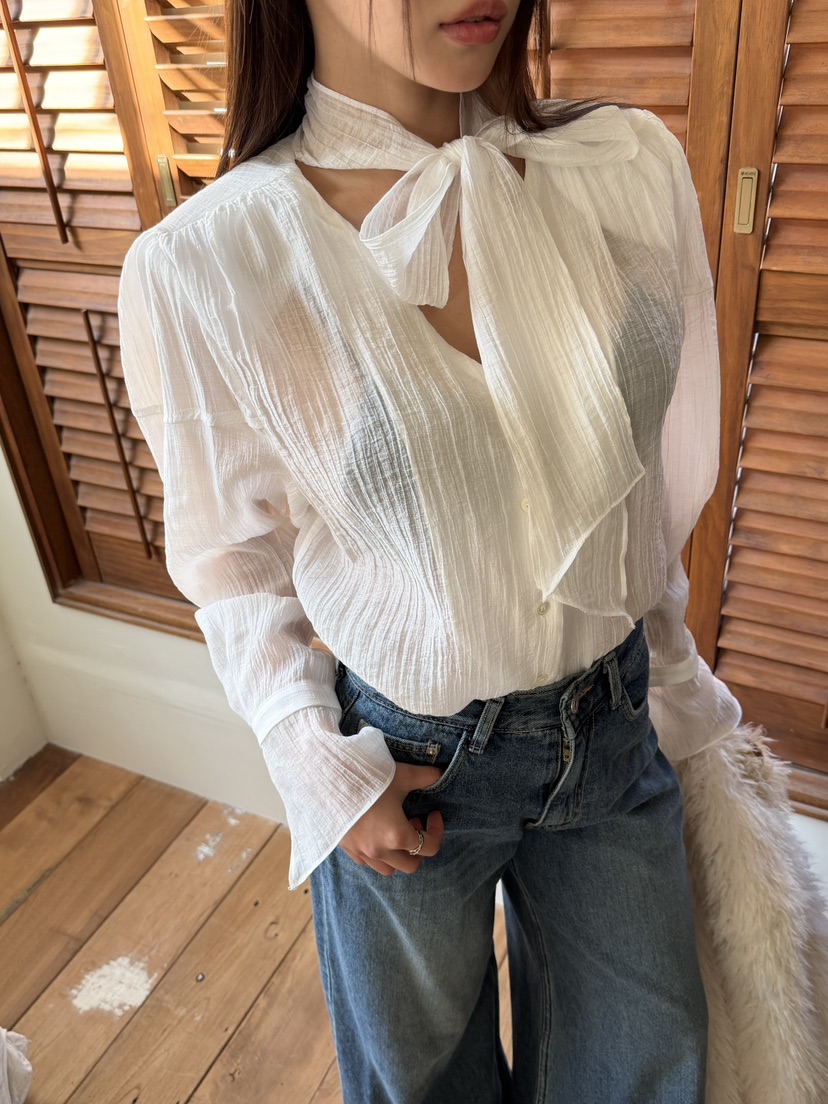 FOUREIGHT東大門㊣實拍女裝新品時尚人氣休閑職業襯衫蕾絲衫FOUR EIGHT襯衫/蕾絲衫