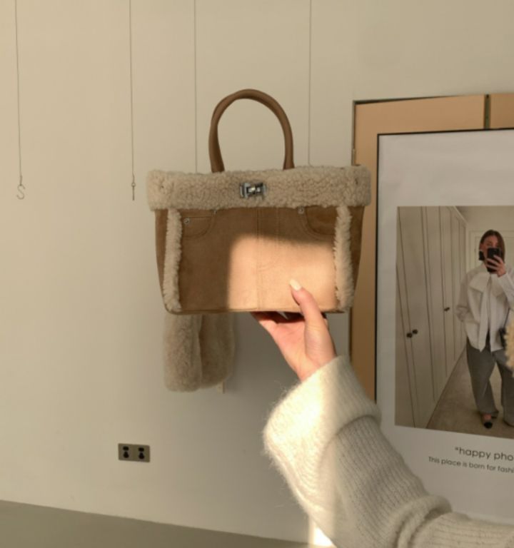 TROUVAILLE韓國代購㊣女士新品時尚熱賣25秋冬休閑單肩斜跨包TROUVAILLE單肩/斜跨包