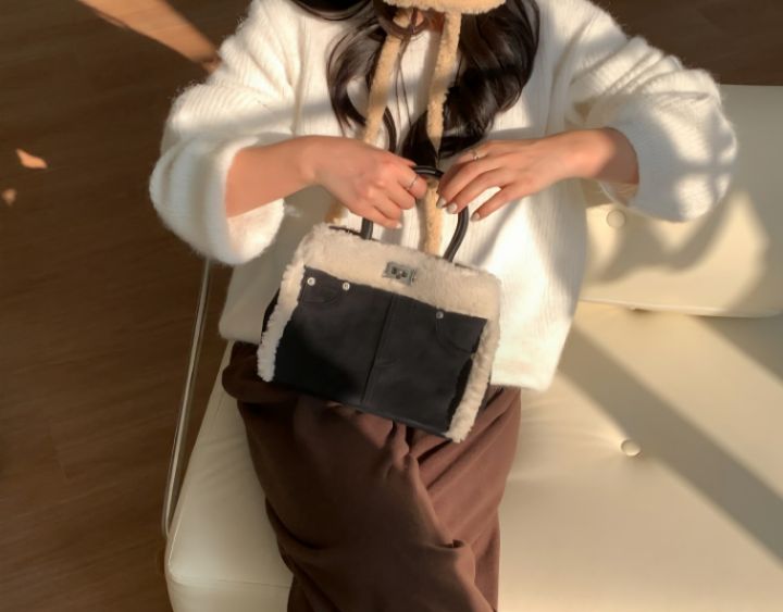 TROUVAILLE韓國代購㊣女士新品時尚熱賣25秋冬休閑單肩斜跨包TROUVAILLE單肩/斜跨包