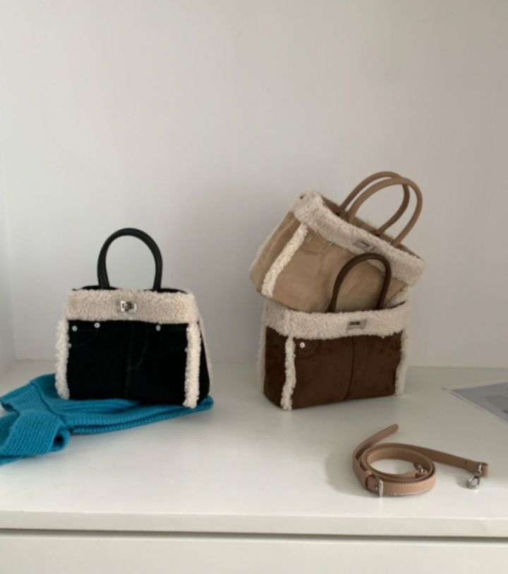 TROUVAILLE韓國代購㊣女士新品時尚熱賣25秋冬休閑單肩斜跨包TROUVAILLE單肩/斜跨包