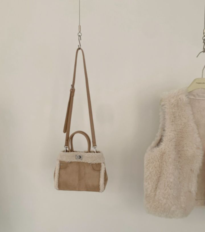 TROUVAILLE韓國代購㊣女士新品時尚熱賣25秋冬休閑單肩斜跨包TROUVAILLE單肩/斜跨包