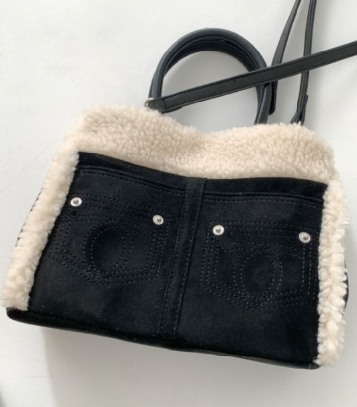 TROUVAILLE韓國代購㊣女士新品時尚熱賣25秋冬休閑單肩斜跨包TROUVAILLE單肩/斜跨包