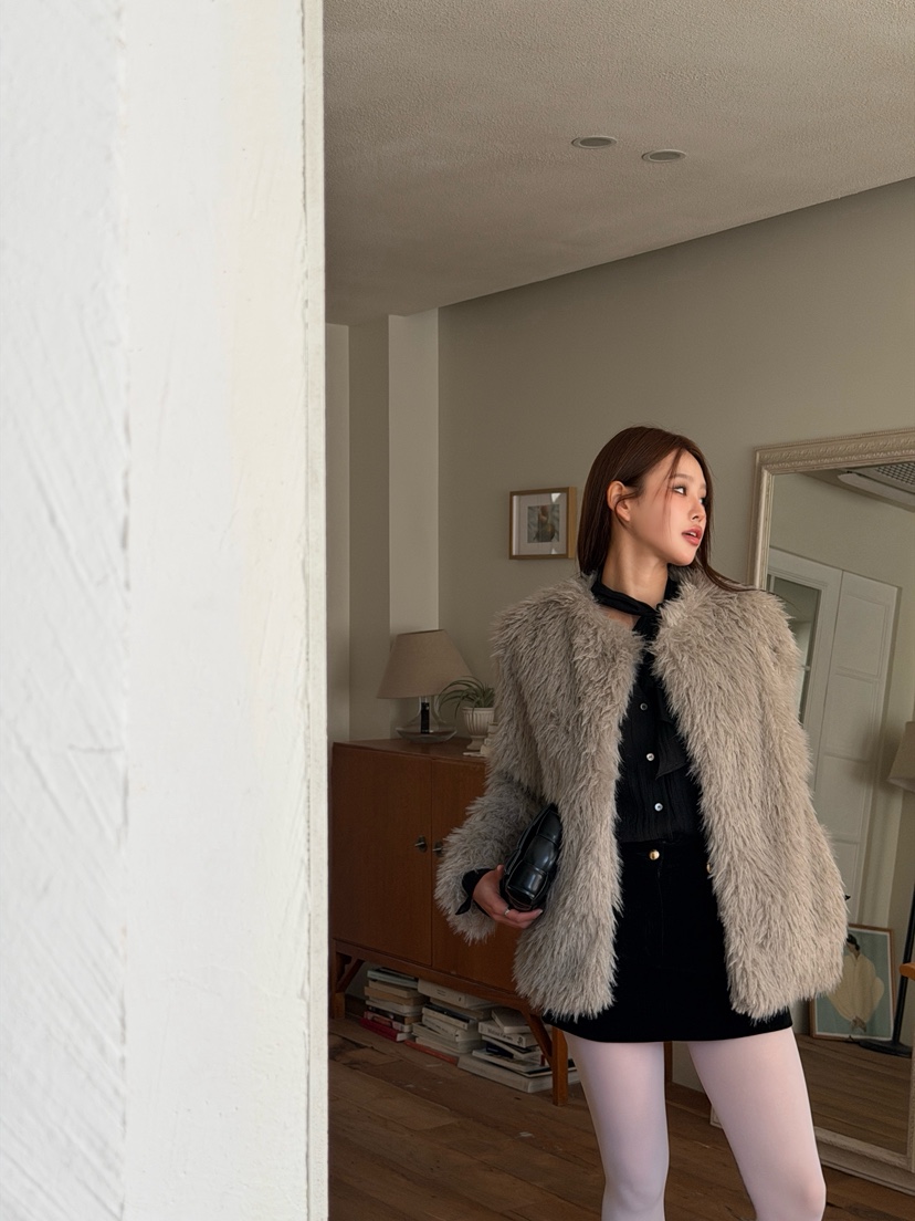 FOUREIGHT韓國代購㊣女裝新款時尚推薦職業25秋冬休閑人氣夾克FOUR EIGHT夾克