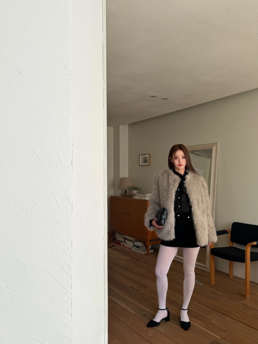 FOUREIGHT韓國代購㊣女裝新款時尚推薦職業25秋冬休閑人氣夾克FOUR EIGHT夾克