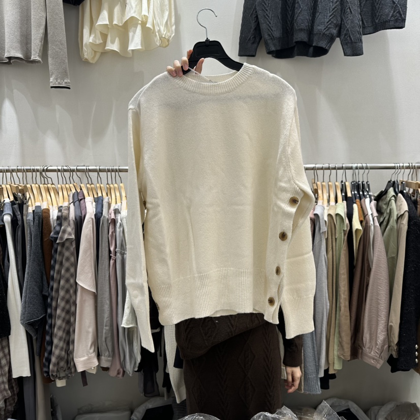 G.I-L東大門㊣代購女士新款時尚職業25秋冬人氣針織衫SaleG.I-L針織衫圖色1