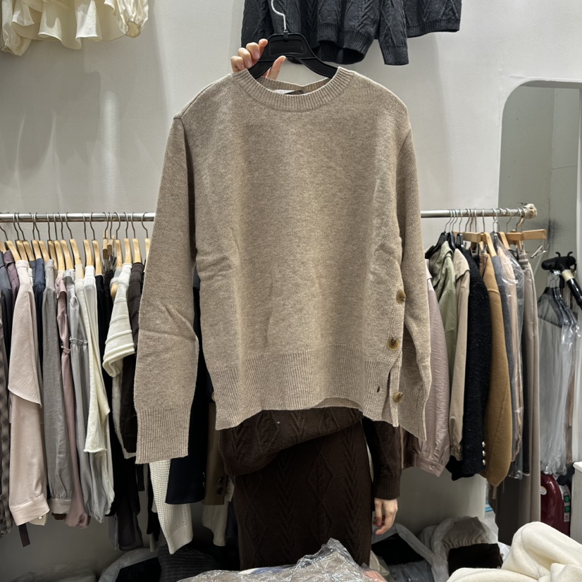 G.I-L東大門㊣代購女士新款時尚職業25秋冬人氣針織衫SaleG.I-L針織衫圖色2