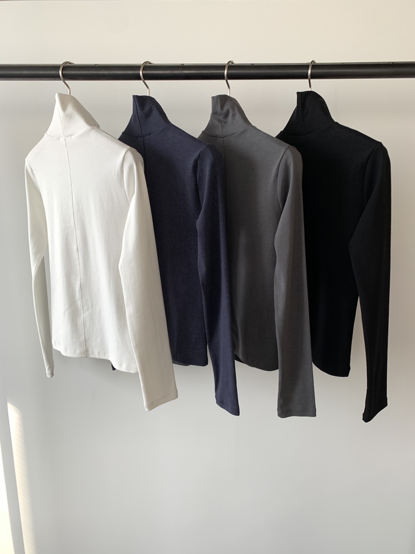 UNDERSON韓國代購㊣女士新款休閑職業推薦25秋冬人氣長袖T恤UNDERSON長袖T恤