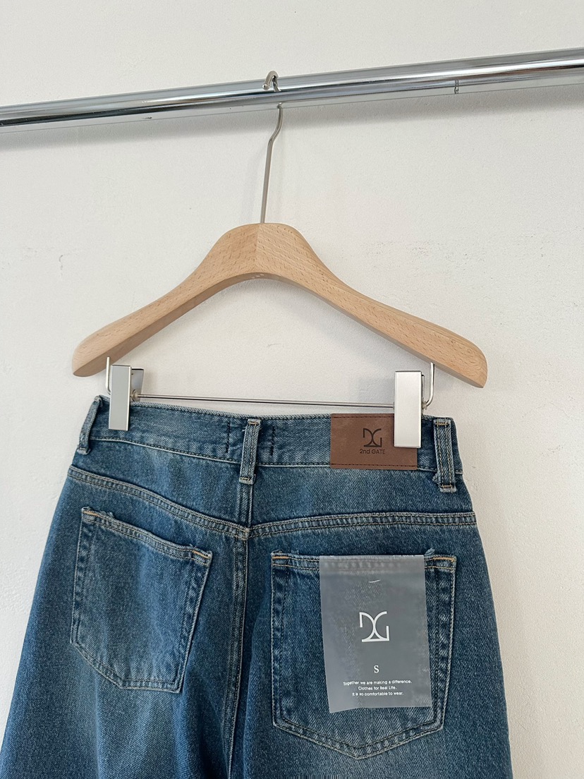 2ND GATE韓國直郵㊣女士新品25秋冬推薦休閑人氣牛仔褲拉絨2ND GATE牛仔褲