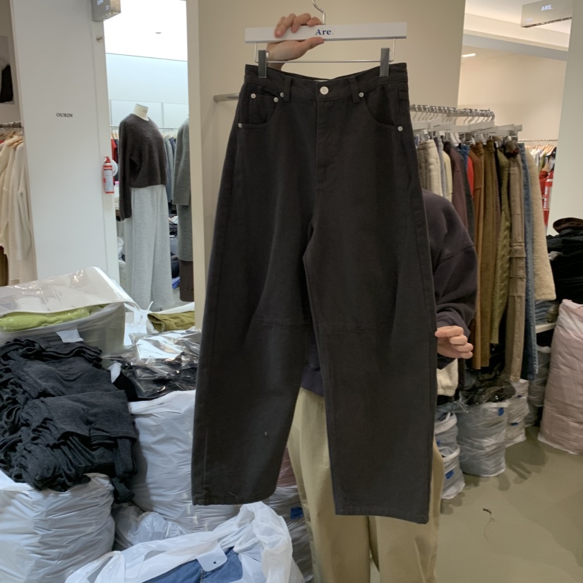 ARE東大門㊣直郵女士新款推薦職業時尚熱賣人氣休閑休閑褲加絨ARE YOU/ARE休閑褲圖色1