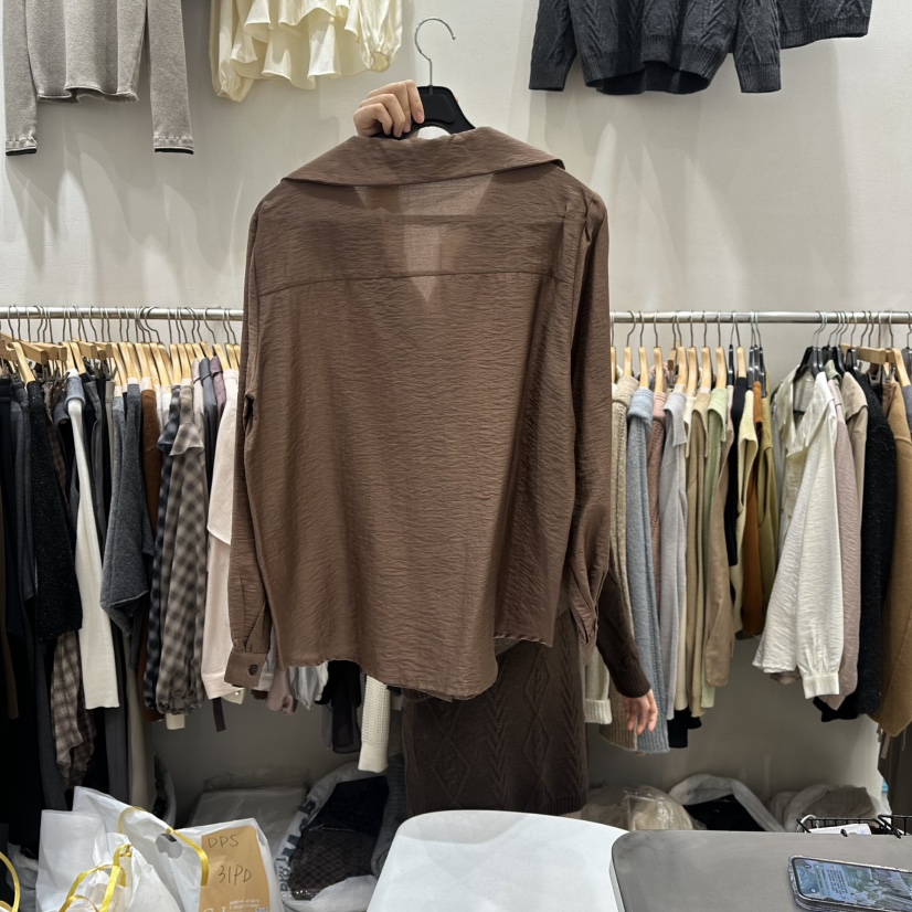 G.I-L東大門㊣實拍女士新款推薦職業熱賣25秋冬襯衫蕾絲衫SaleG.I-L襯衫/蕾絲衫