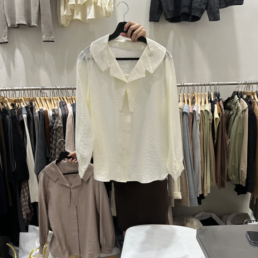 G.I-L東大門㊣實拍女士新款推薦職業熱賣25秋冬襯衫蕾絲衫SaleG.I-L襯衫/蕾絲衫圖色1