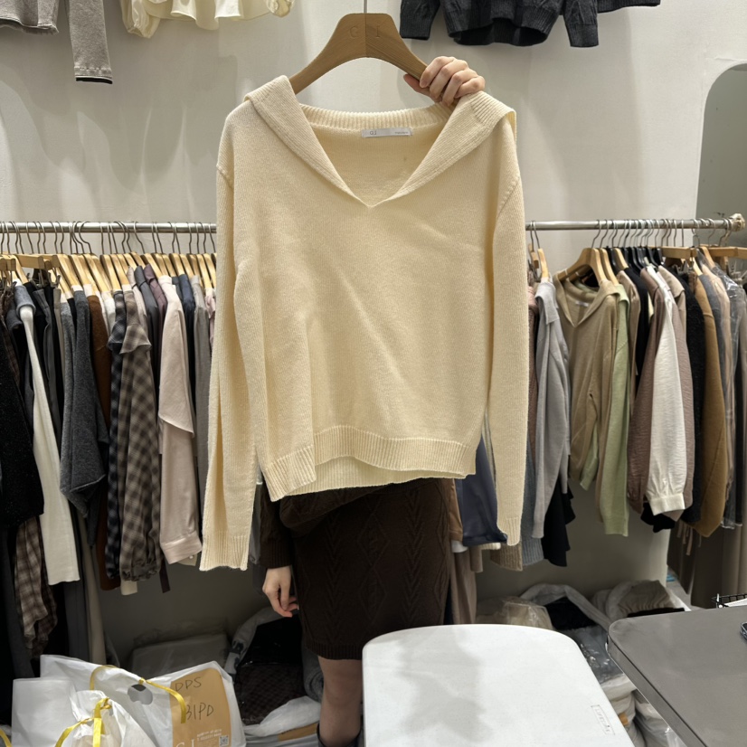 G.I-L東大門㊣實拍女士新款推薦職業時尚人氣熱賣針織衫SaleG.I-L針織衫圖色2