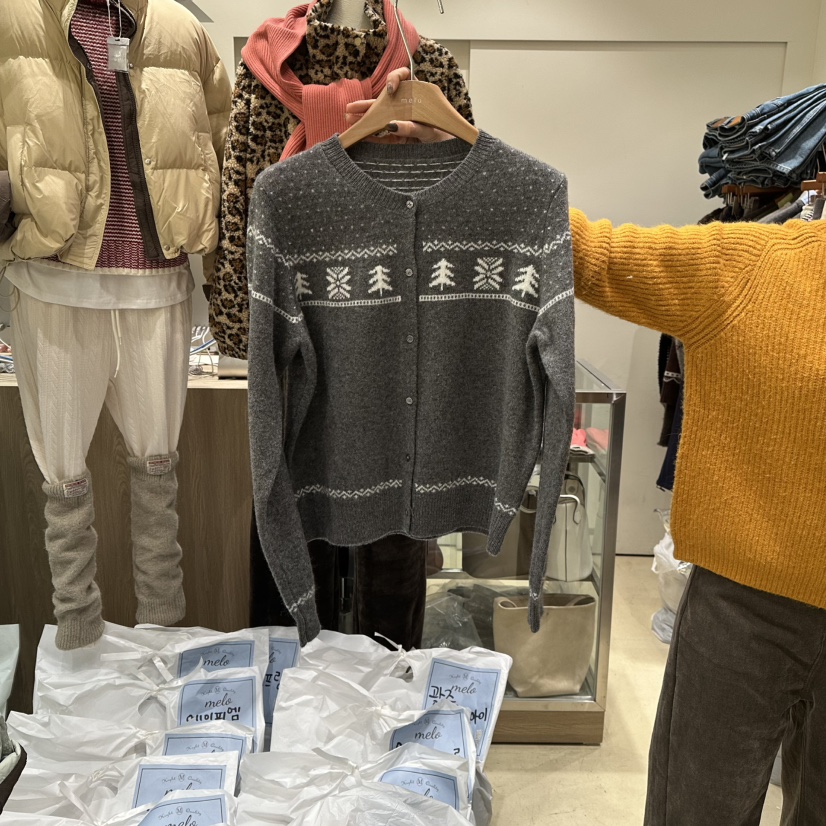 MELO東大門㊣實拍女裝新款熱賣人氣職業時尚25秋冬毛衣羊毛衫MELO毛衣圖色2
