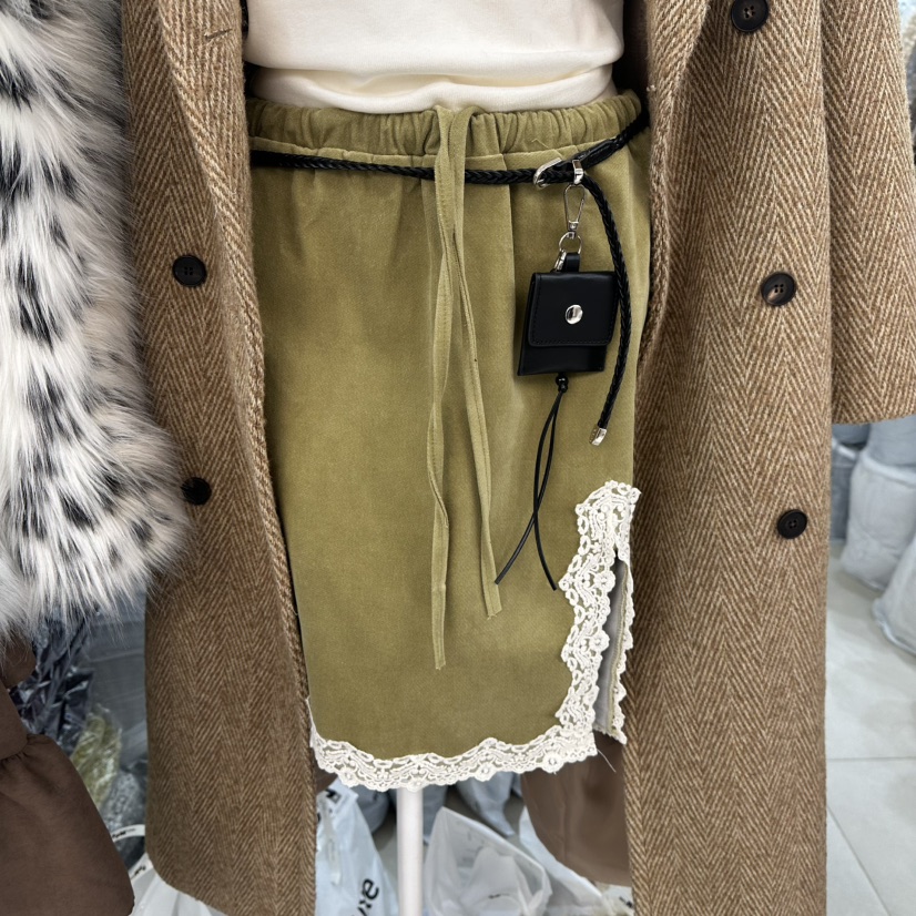 EGG IS東大門㊣實拍女士新品人氣半身裙中短裙不含配飾加絨EGG IS半身裙/中短裙圖色2