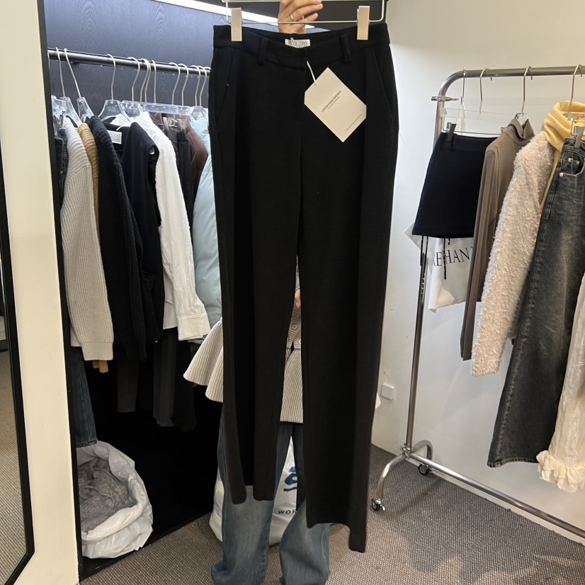 MORE THAN YESTERDAY/LOVE YOU SO MUCH韓國代購㊣女裝新品職業休閑褲LYSM/MORE THAN YESTERDAY休閑褲圖色1