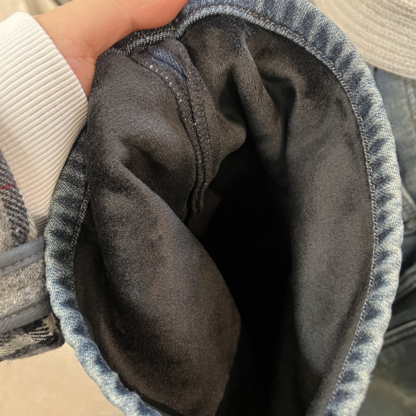 MORE THAN YESTERDAY/LOVE YOU SO MUCH東大門㊣代購女士新款推薦牛仔褲加絨LYSM/MORE THAN YESTERDAY牛仔褲