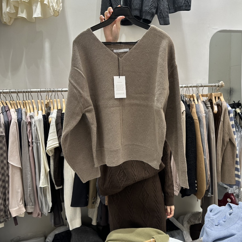 G.I-L東大門㊣代購女士新款時尚人氣25秋冬職業針織衫SaleG.I-L針織衫圖色4