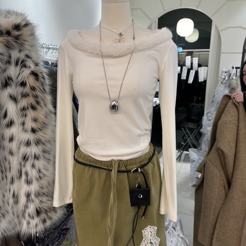 EGG IS韓國直郵㊣女士新款休閑推薦25秋冬時尚人氣長袖T恤EGG IS長袖T恤圖色1