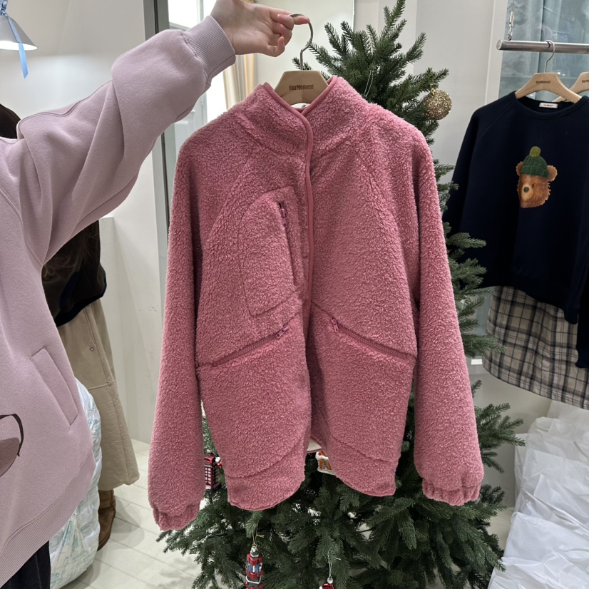 OURMOMENT東大門㊣實拍女士新款休閑熱賣時尚推薦人氣25秋冬夾克OURMOMENT夾克圖色2