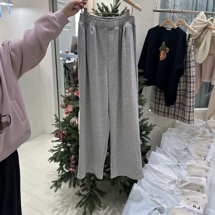 OURMOMENT東大門㊣代購女士新品時尚25秋冬休閑職業休閑褲加絨OURMOMENT休閑褲圖色2